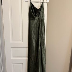 Birdy Grey Olive Satin Dress